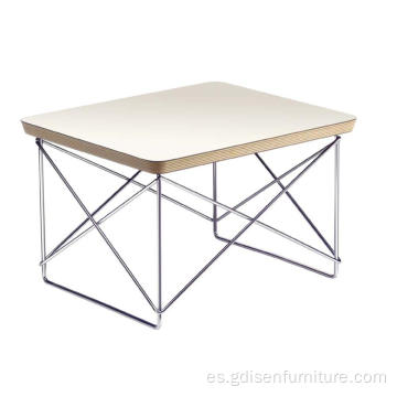 Mesa base de alambre de Eames por acero inoxidable